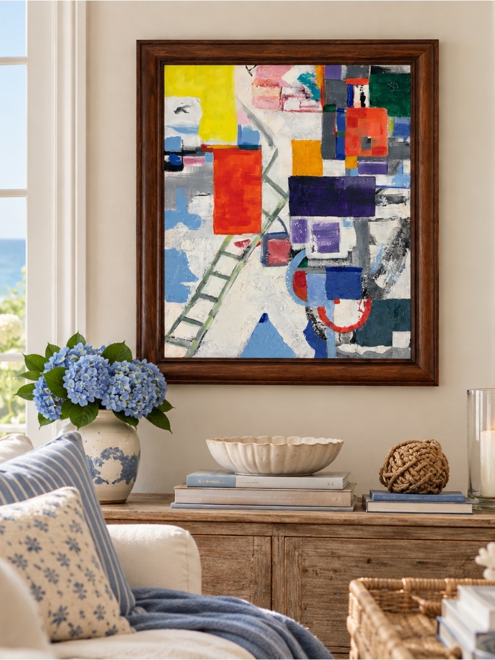 Original Framed Abstract Art